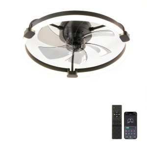 Ensenior Ceiling Fan with Light Smart App Remote Control-0