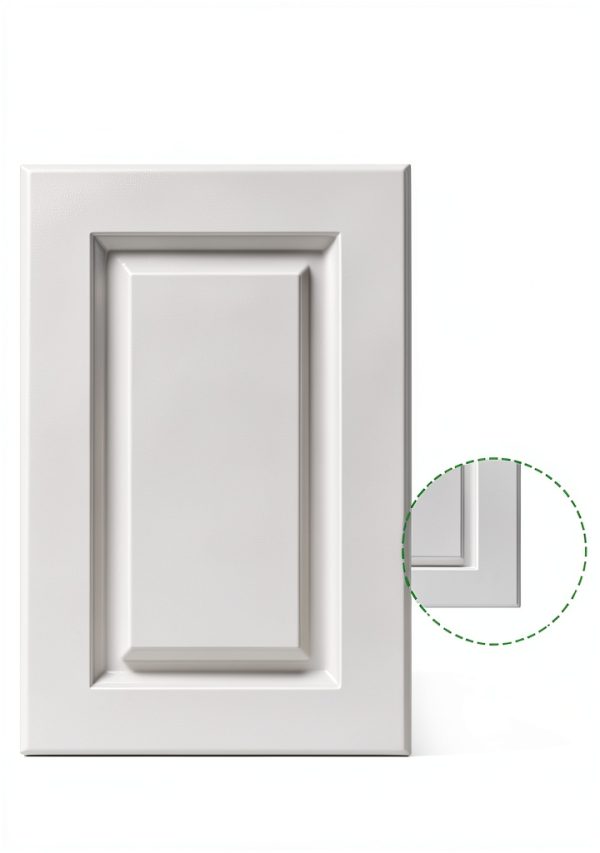 Built in Cabinet Doors BOTOOT White 22.5" H 14.75" W Modern-2