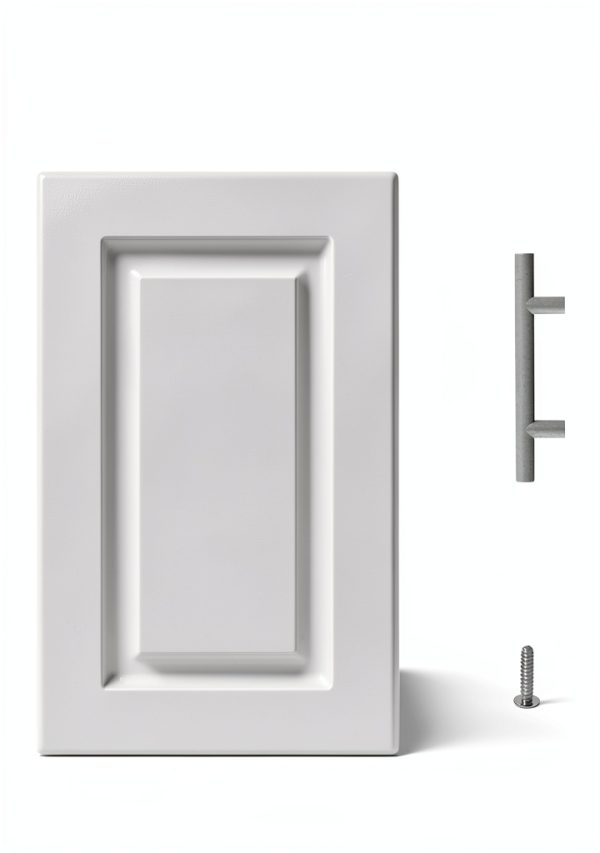 Built in Cabinet Doors BOTOOT White 22.5" H 14.75" W Modern-4