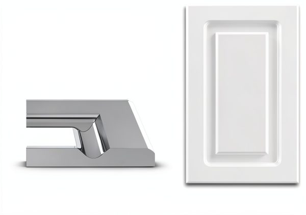 Custom Sized Raised Panel Cabinet Door Xpress – Thermofoil 12x12 White-2
