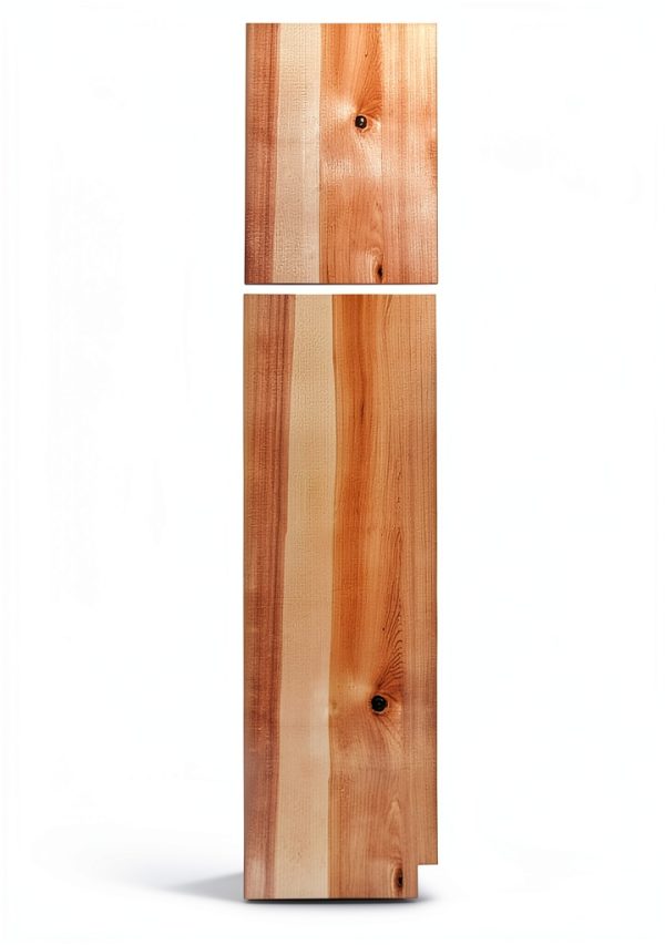 Quicklock RTA Base Kitchen Cabinet Shaker Hickory End Panel 90in-1