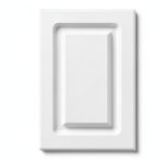 Custom Sized Raised Panel Cabinet Door Xpress – Thermofoil 12x12 White-0