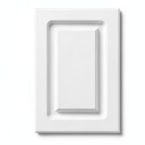 Custom Sized Raised Panel Cabinet Door Xpress – Thermofoil 12x12 White-0