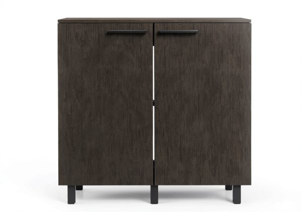 Utility Sink Cabinet, Bussolengo, Black -Black -Kitchen-2