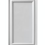 Built in Cabinet Doors BOTOOT White 22.5" H 14.75" W Modern-0