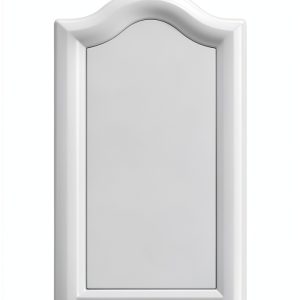 Built-in Cabinet Doors - Semicircular Cabinet Replacement Doors for Kitchen, Living Room, Bedroom, Bathroom and Other Scenarios - 22.5 Inch High (White, 14.75 Inches Wide)-0