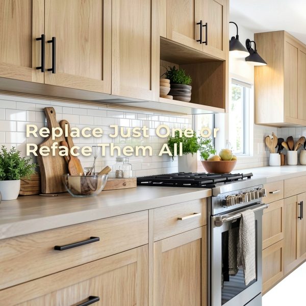 Custom Sized Shaker Cabinet Doors Replacement | Solid Wood Unfinished Kitchen Bathroom Doors-4