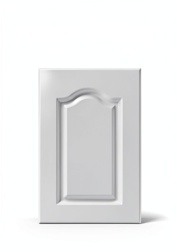 Built-in Cabinet Doors - Semicircular Cabinet Replacement Doors for Kitchen, Living Room, Bedroom, Bathroom and Other Scenarios - 22.5 Inch High (White, 14.75 Inches Wide)-3