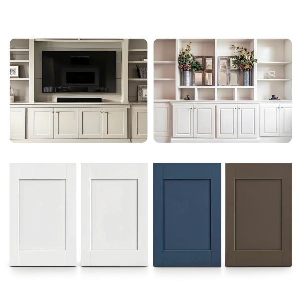 Cabinet Door Replacement 4-Piece MDF Unfinished Shaker Style-6