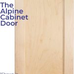 Custom Sized Alpine Cabinet Door | Solid Wood Replacement Door for Kitchens, Bathrooms | Unfinished-0