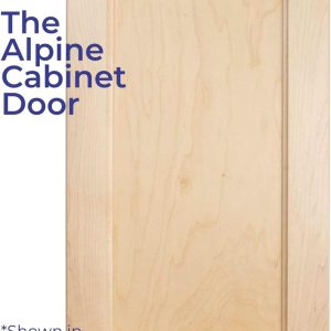 Custom Sized Alpine Cabinet Door | Solid Wood Replacement Door for Kitchens, Bathrooms | Unfinished-0