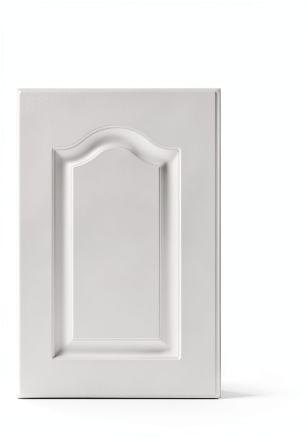 Built-in Cabinet Doors - Semicircular Cabinet Replacement Doors for Kitchen, Living Room, Bedroom, Bathroom and Other Scenarios - 22.5 Inch High (White, 14.75 Inches Wide)-2